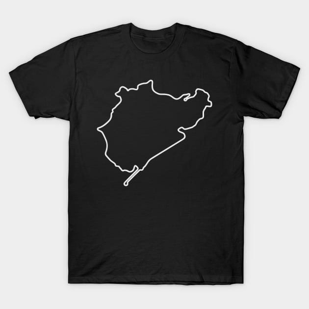 sednoid Nurburgring Nordschleife outline T Shirt